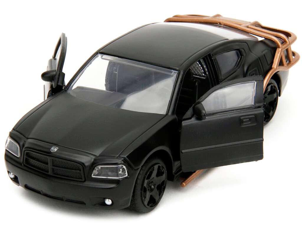 2006 Dodge Charger Matt Black with Outer Cage “Fast & Furious” Series 1/32 Diecast Model Car by Jada
