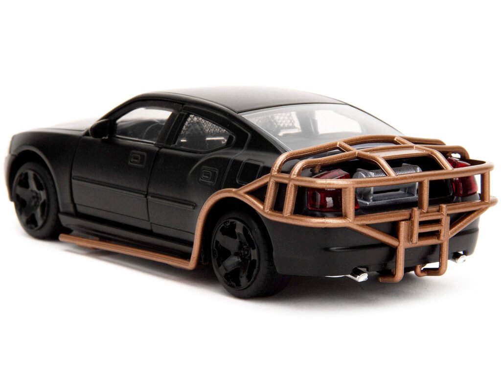 2006 Dodge Charger Matt Black with Outer Cage “Fast & Furious” Series 1/32 Diecast Model Car by Jada