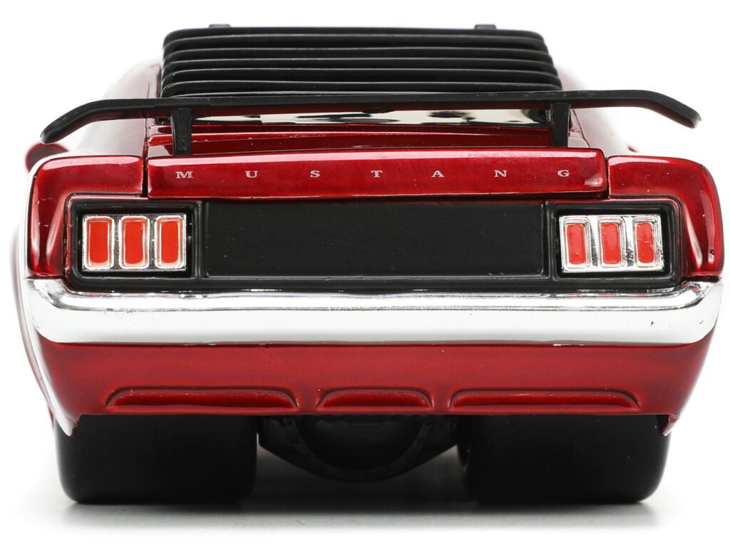 1970 Ford Mustang Boss 429 Candy Red with White Stripes “Super Boss” “Bigtime Muscle” Series 1/24 Diecast Model Car by Jada