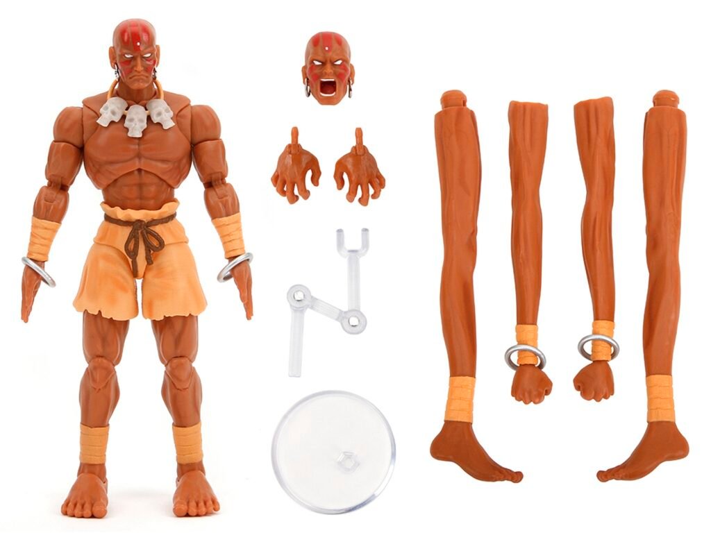Dhalsim 6″ Moveable Figure with Alternate Head and Limbs “Ultra Street Fighter II: The Final Challengers” (2017) Video Game Model by Jada