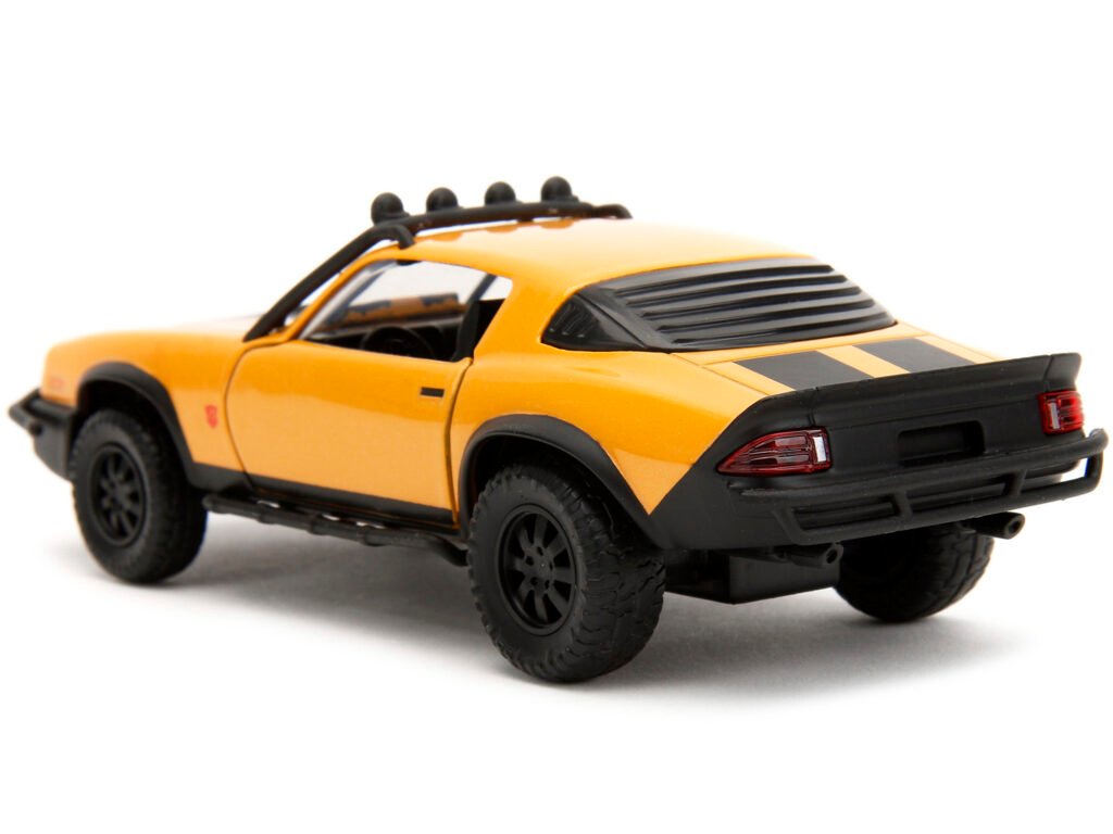 1977 Chevrolet Camaro Off-Road Version Yellow Metallic with Black Stripes “Transformers: Rise of the Beasts” (2023) Movie “Hollywood Rides” Series 1/32 Diecast Model Car by Jada