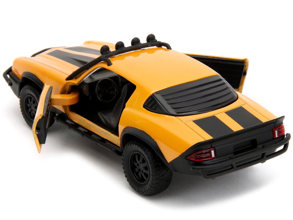 1977 Chevrolet Camaro Off-Road Version Yellow Metallic with Black Stripes “Transformers: Rise of the Beasts” (2023) Movie “Hollywood Rides” Series 1/32 Diecast Model Car by Jada