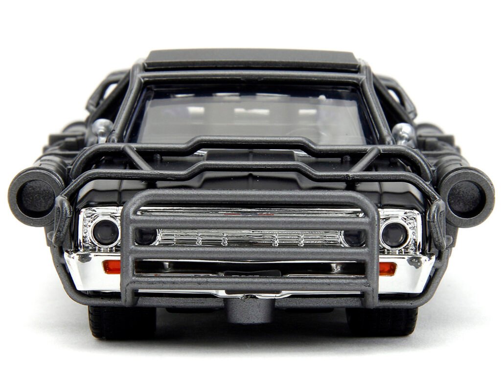1967 Chevrolet El Camino with Cannons Matt Black “Fast X” (2023) Movie “Fast & Furious” Series 1/32 Diecast Model Car by Jada