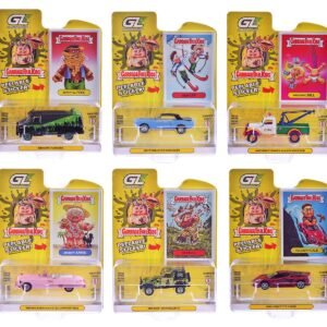 "Garbage Pail Kids" Series #8 Set of 6 pieces 1/64 Diecast Models by Greenlight