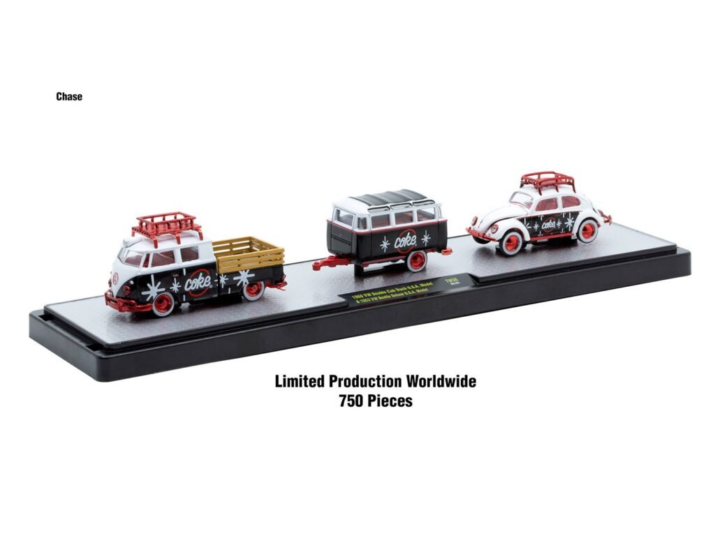 Auto Haulers “Soda” Set of 3 pieces Release 36 Limited Edition to 8000 pieces Worldwide 1/64 Diecast Models by M2 Machines