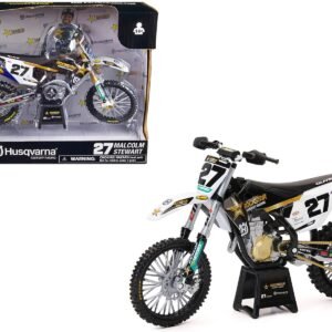 Husqvarna FC450 Motorcycle #27 Malcolm Stewart "Rockstar Energy Drink" 1/12 Diecast Model by New Ray