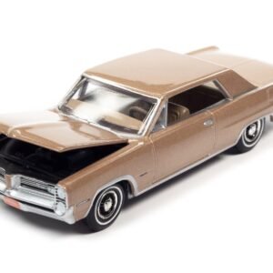 1964 Pontiac Grand Prix Royal Bobcat Saddle Bronze Metallic "Vintage Muscle" Limited Edition 1/64 Diecast Model Car by Auto World