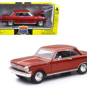 1964 Chevrolet Nova SS Burgundy "Muscle Car Collection" 1/25 Diecast Model Car by New Ray