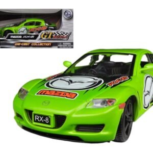 Mazda RX-8 #5 Green "GT Racing" Series 1/24 Diecast Model Car by Motormax
