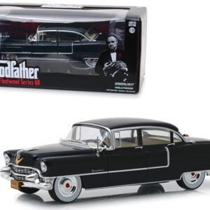 1955 Cadillac Fleetwood Series 60 Black "The Godfather" (1972) Movie 1/24 Diecast Model Car by Greenlight