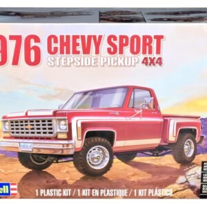 Level 4 Model Kit 1976 Chevrolet Sports Stepside 4x4 Pickup Truck 1/24 Scale Model by Revell