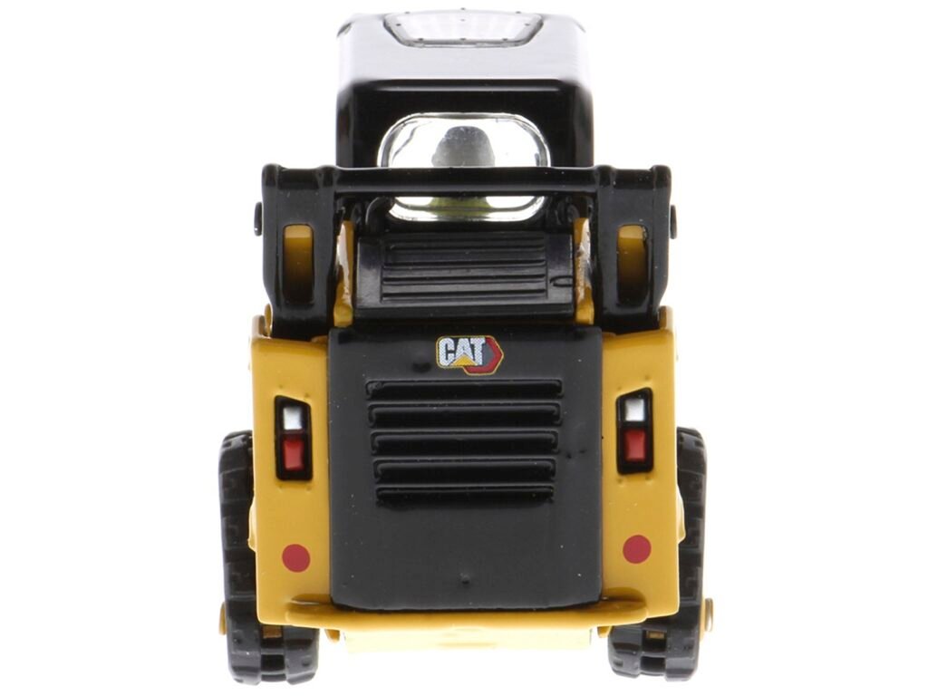 CAT Caterpillar 259D3 Compact Track Loader with Work Tools and Operator Yellow “High Line Series” 1/50 Diecast Model by Diecast Masters