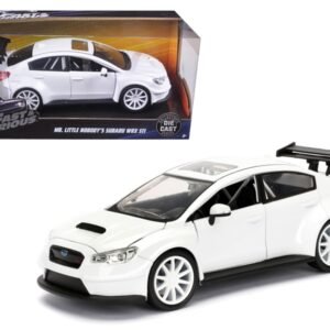 Mr. Little Nobody's Subaru WRX STI White "Fast & Furious F8: The Fate of the Furious" Movie 1/24 Diecast Model Car  by Jada