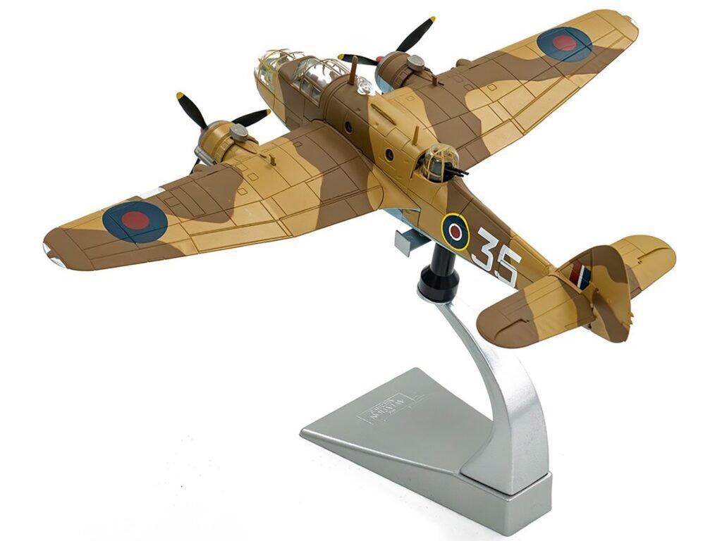 Bristol Beaufort MkIa Bomber Aircraft “EK979 Middle East Check and Conversion Unit” (1944) British Royal Air Force “The Aviation Archive” Series 1/72 Diecast Model by Corgi