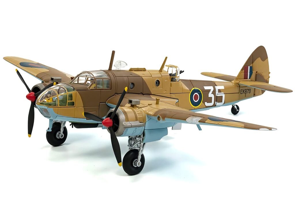 Bristol Beaufort MkIa Bomber Aircraft “EK979 Middle East Check and Conversion Unit” (1944) British Royal Air Force “The Aviation Archive” Series 1/72 Diecast Model by Corgi