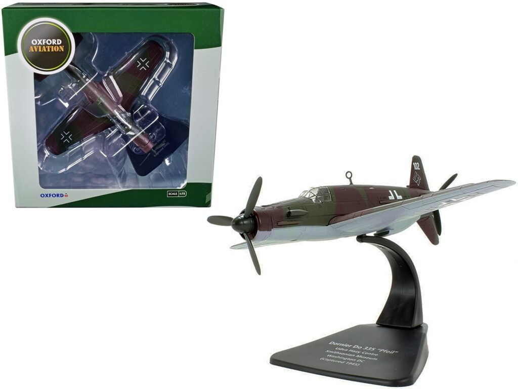 Dornier Do 335 “Pfeil” Fighter Plane “Udva Hazy Centre Smithsonian Museum Washington DC” (Captured 1945) “Oxford Aviation” Series 1/72 Diecast Model Airplane by Oxford Diecast