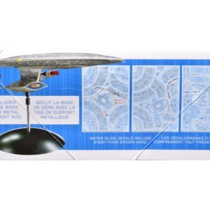 Skill 2 Model Kit U.S.S. Enterprise NCC-1701-D Space Ship "Star Trek: The Next Generation" (1987) TV Series 1/2500 Scale Model by AMT