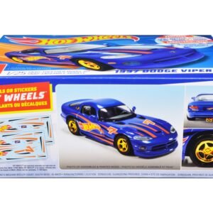 Skill 1 Snap Model Kit 1997 Dodge Viper GTS "Hot Wheels" 1/25 Scale Model by AMT