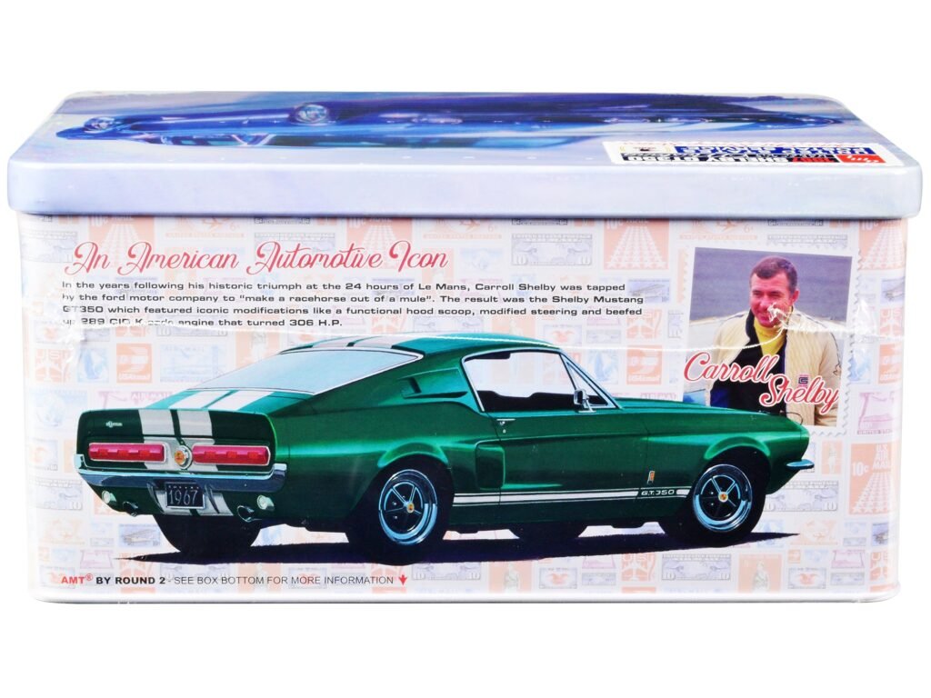 Skill 2 Model Kit 1967 Shelby Mustang GT350 USPS (United States Postal Service) “Auto Art Stamp Series” 1/25 Scale Model by AMT