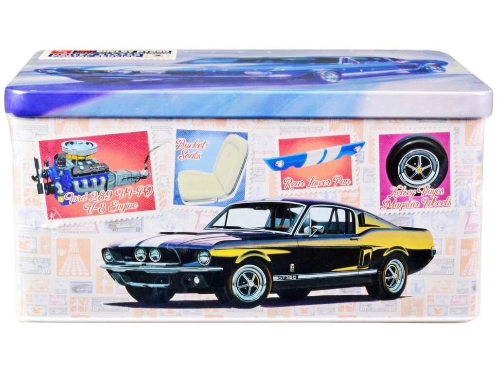 Skill 2 Model Kit 1967 Shelby Mustang GT350 USPS (United States Postal Service) “Auto Art Stamp Series” 1/25 Scale Model by AMT