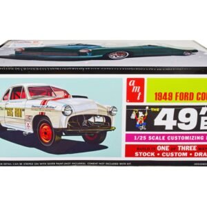 Skill 2 Model Kit 1949 Ford Coupe "The 49'er" 3-in-1 Kit 1/25 Scale Model by AMT