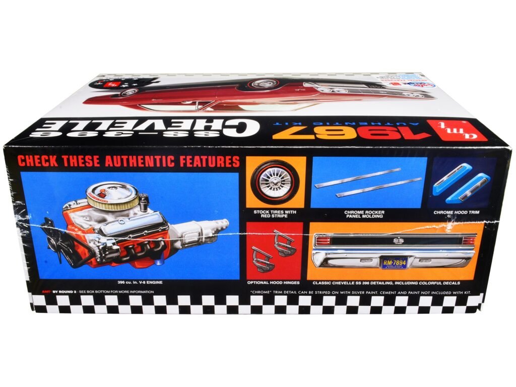 Skill 2 Model Kit 1967 Chevrolet Chevelle SS 396 “AMT Celebrating 75 Years” 1/25 Scale Model by AMT