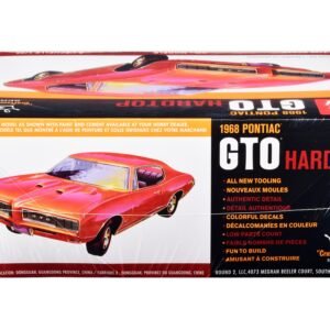 Skill 2 Model Kit 1968 Pontiac GTO Hardtop "Craftsman Plus" Series 1/25 Scale Model by AMT