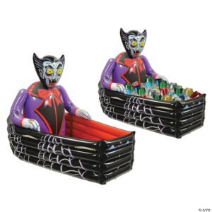 Inflate vampire coffin cooler
