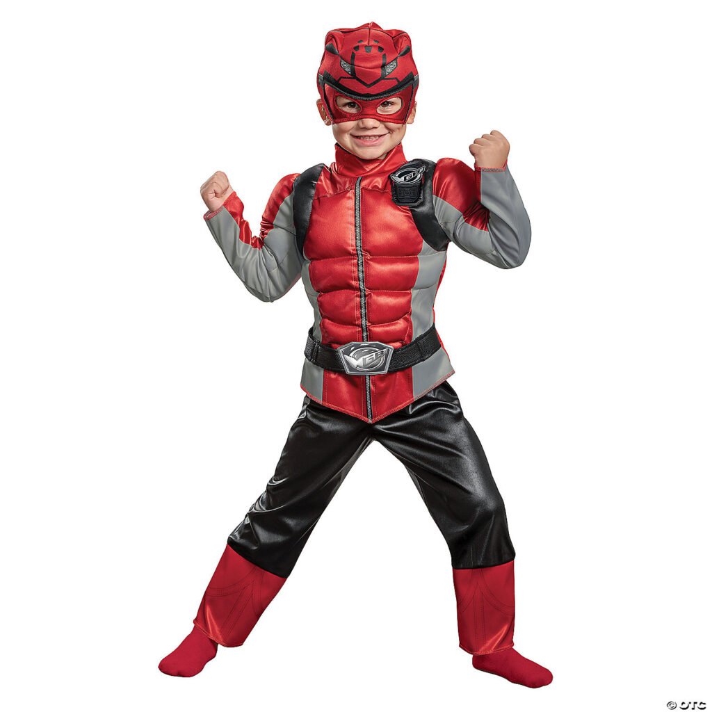 Toddler red ranger beast morpher costume