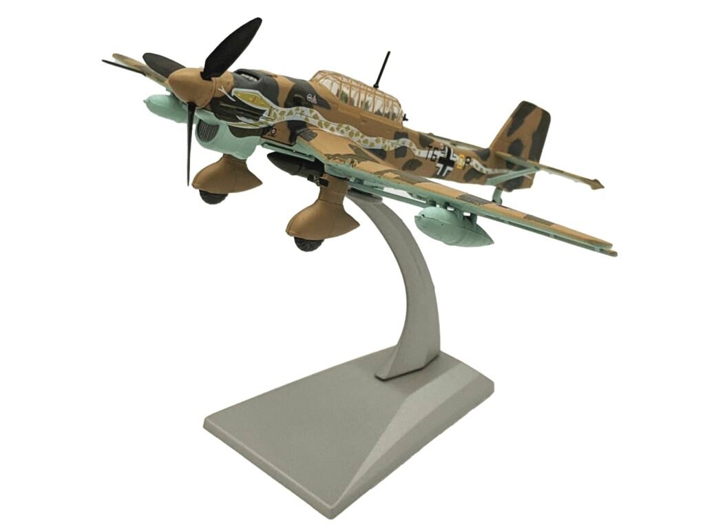 Junkers Ju 87R Trop Stuka Bomber Aircraft “Immelmann 6./StG 2 Libya” (1941) German Luftwaffe 1/72 Diecast Model Airplane