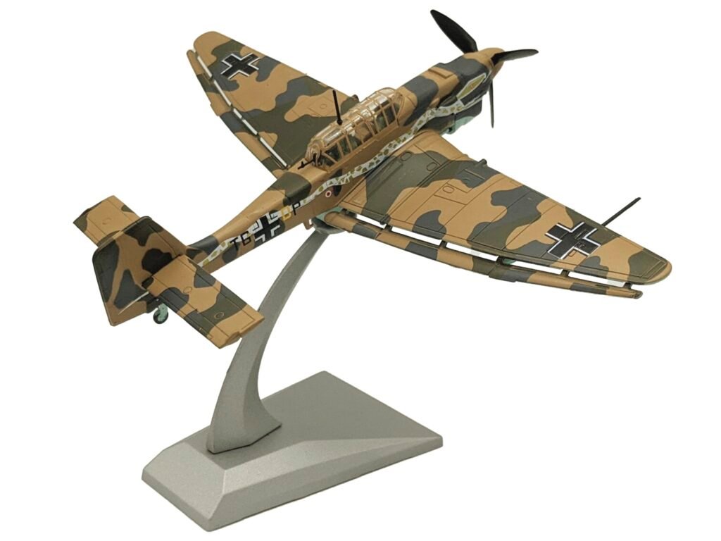 Junkers Ju 87R Trop Stuka Bomber Aircraft “Immelmann 6./StG 2 Libya” (1941) German Luftwaffe 1/72 Diecast Model Airplane
