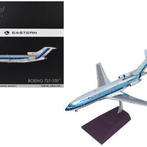 Boeing 727-100 Commercial Aircraft "Eastern Air Lines" (N8120N) Silver with Blue Stripes "Gemini 200" Series 1/200 Diecast Model Airplane by GeminiJets
