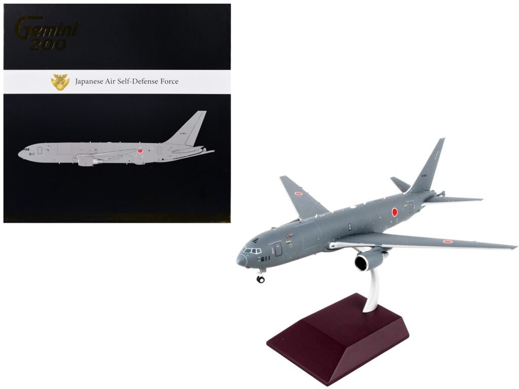 Boeing KC-46A Pegasus Tanker Aircraft “Japan Air Self-Defense Force (JASDF)” Gray “Gemini 200” Series 1/200 Diecast Model Airplane by GeminiJets