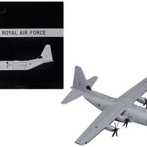 Lockheed C-130J Super Hercules Transport Aircraft "British Royal Air Force" Gray "Gemini 200" Series 1/200 Diecast Model Airplane by GeminiJets