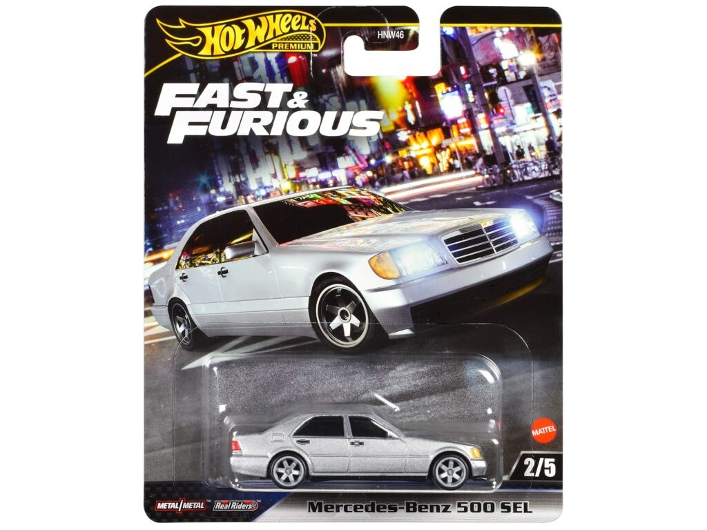 Mercedes-Benz 500 SEL Silver Metallic “The Fast and the Furious: Tokyo Drift” (2006) Movie “Fast & Furious” Series Diecast Model Car by Hot Wheels