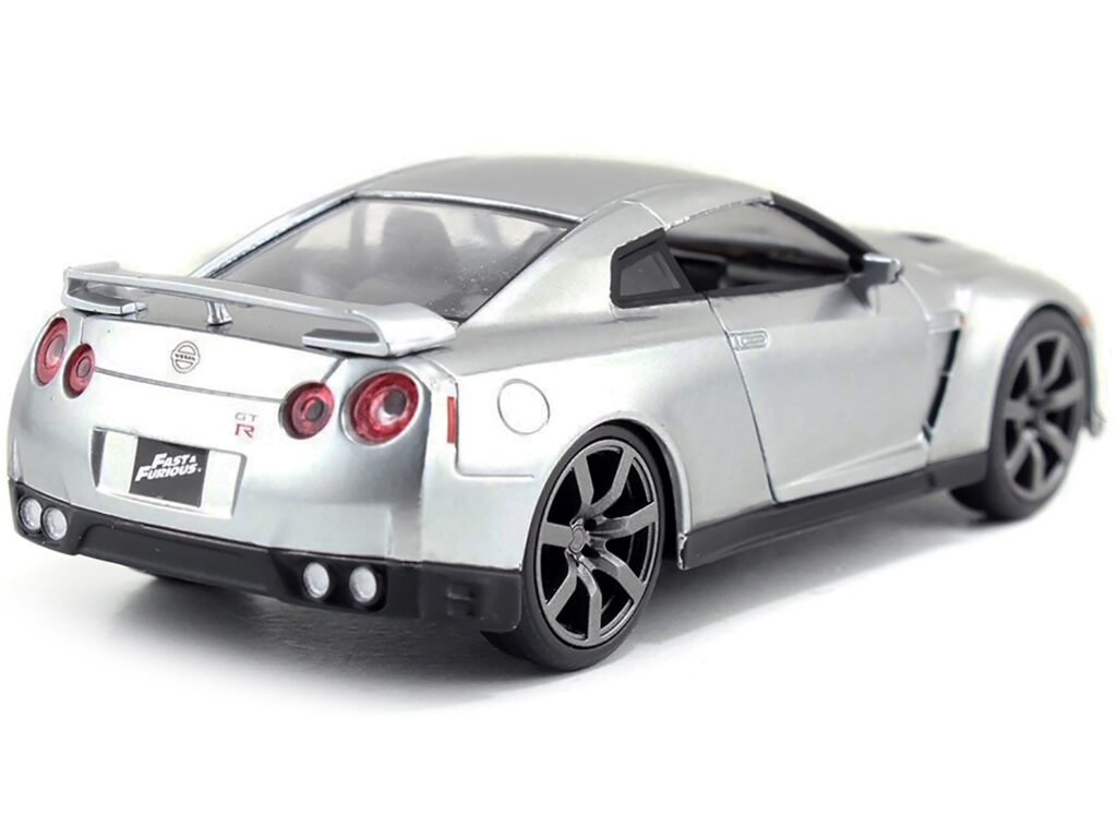 Brian’s Nissan GT-R (R35) Silver Metallic “Fast & Furious” Movie 1/32 Diecast Model Car by Jada