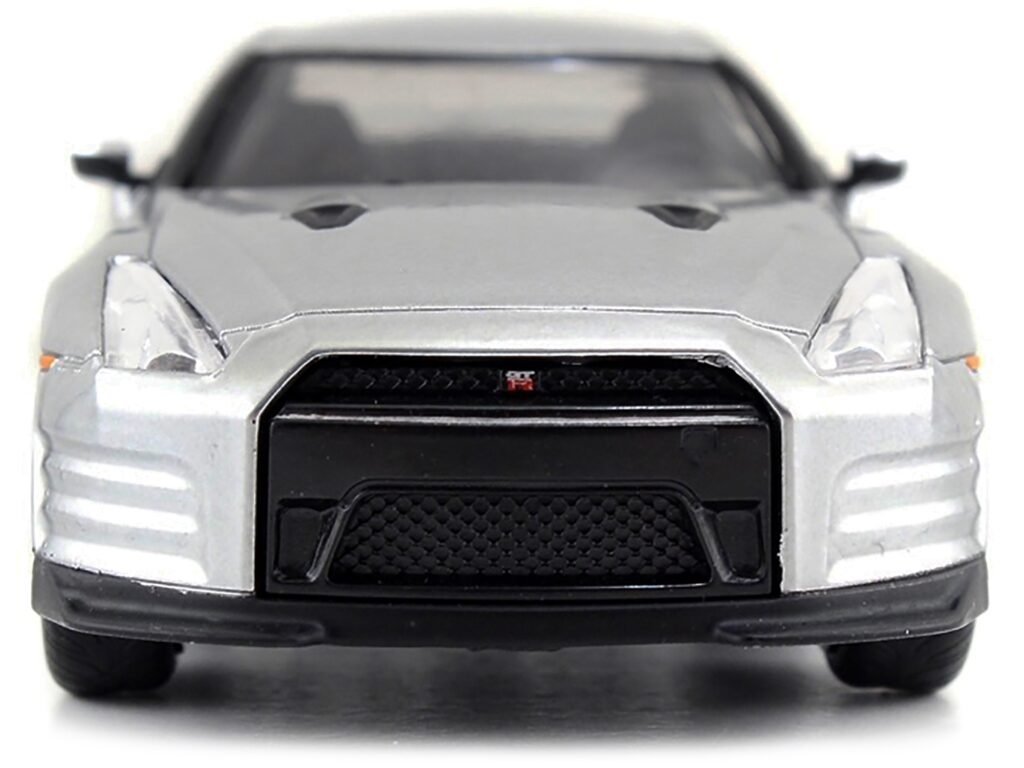 Brian’s Nissan GT-R (R35) Silver Metallic “Fast & Furious” Movie 1/32 Diecast Model Car by Jada