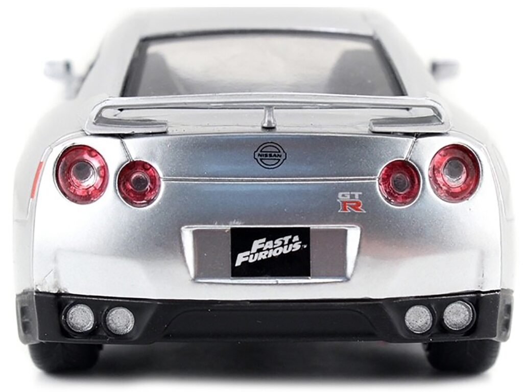 Brian’s Nissan GT-R (R35) Silver Metallic “Fast & Furious” Movie 1/32 Diecast Model Car by Jada