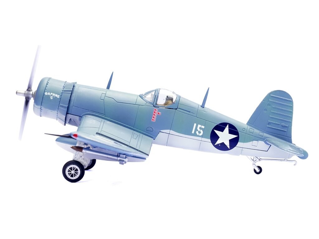 Vought F4U-1 Corsair Fighter Plane “Daphne ‘C’ 2nd Lt. James N. Cupp VMF-213 Hell Hawks Guadalcanal” (1943) United States Marines 1/72 Diecast Model Airplane by Legion
