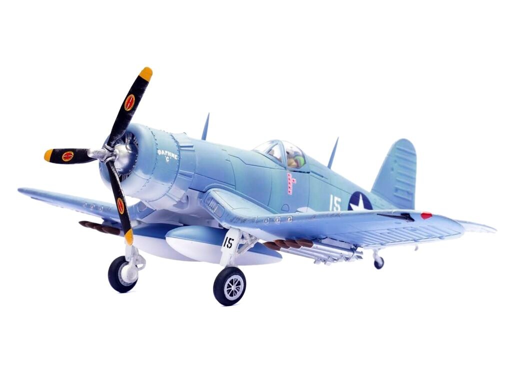 Vought F4U-1 Corsair Fighter Plane “Daphne ‘C’ 2nd Lt. James N. Cupp VMF-213 Hell Hawks Guadalcanal” (1943) United States Marines 1/72 Diecast Model Airplane by Legion