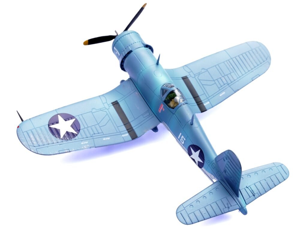 Vought F4U-1 Corsair Fighter Plane “Daphne ‘C’ 2nd Lt. James N. Cupp VMF-213 Hell Hawks Guadalcanal” (1943) United States Marines 1/72 Diecast Model Airplane by Legion