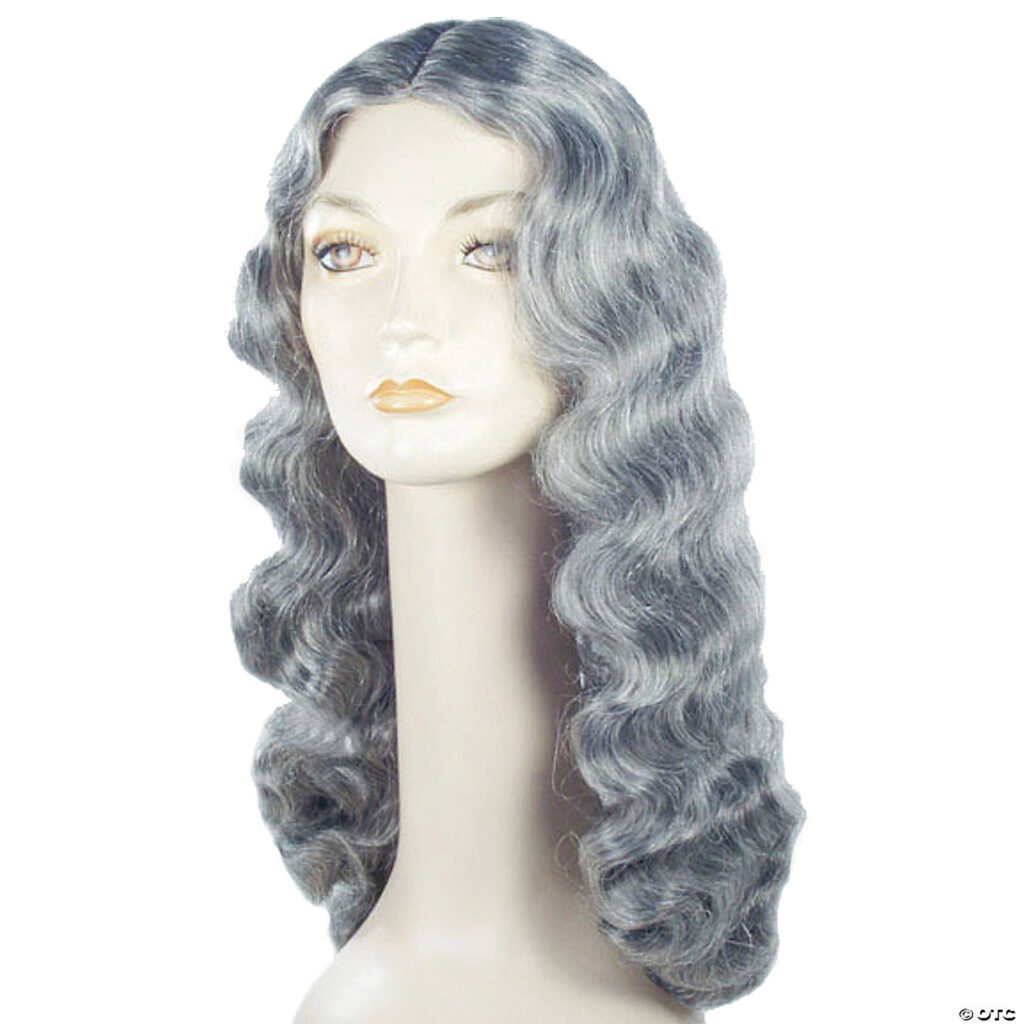 Wavy grandma wig