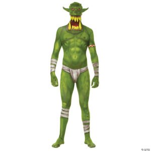 Men's green orc morphsuit mh03755
