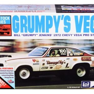 Skill 2 Model Kit 1972 Chevrolet Vega Pro Stock Bill "Grumpy" Jenkins' "Legends of the Quarter Mile" 1/25 Scale Model by MPC