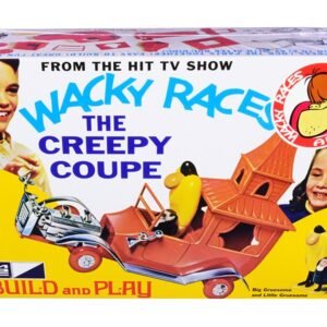 Skill 2 Snap Model Kit The Creepy Coupe with Big Gruesome and Little Gruesome Figurines "Wacky Races" (1968) TV Series 1/25 Scale Model by MPC