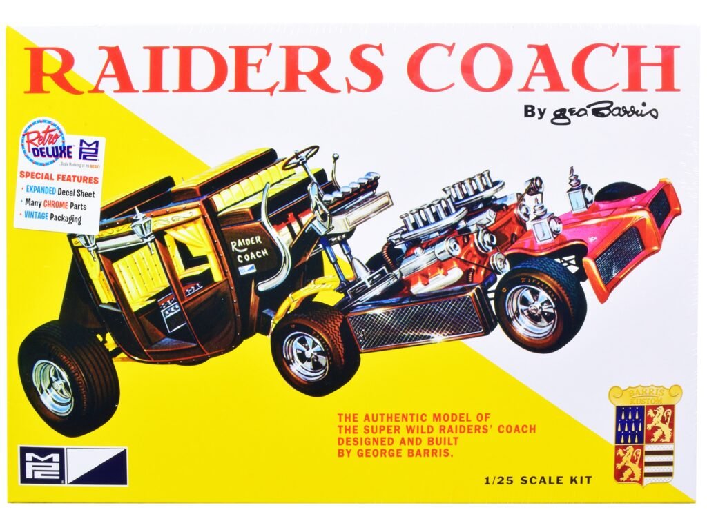 Skill 2 Model Kit George Barris’ Super Wild Raiders’ Coach 1/25 Scale Model by MPC