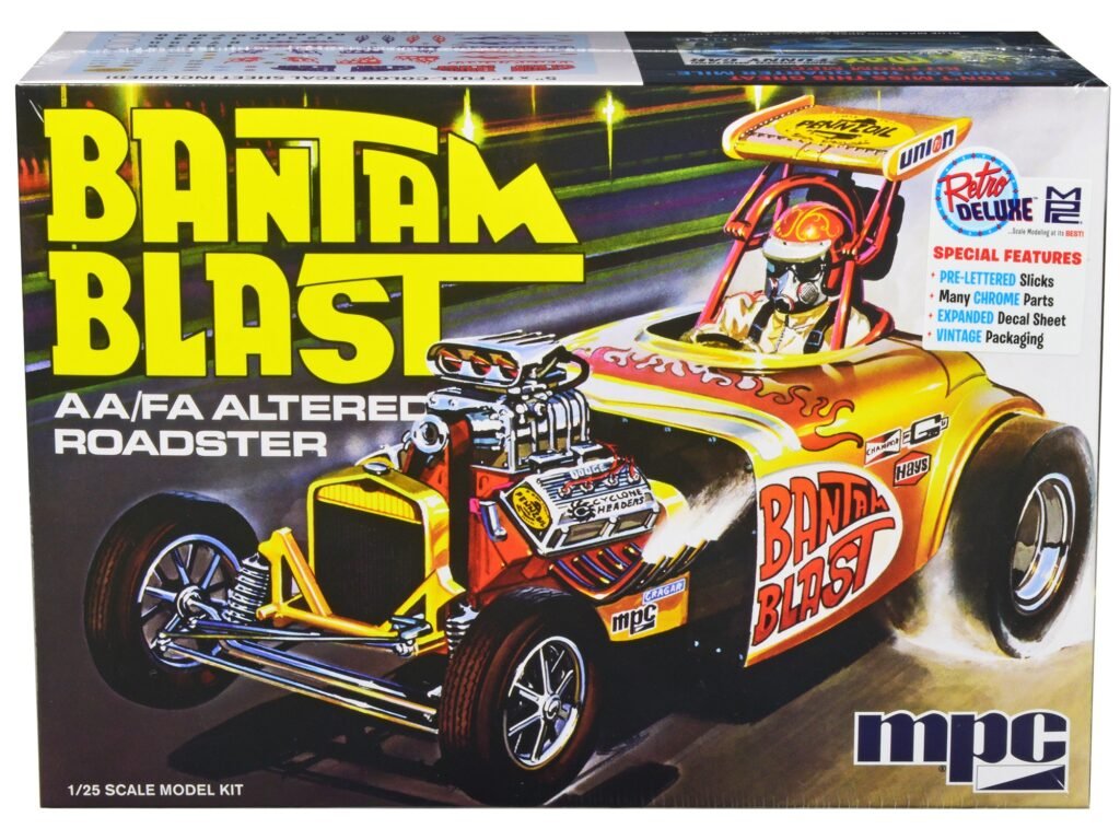 Skill 2 Model Kit “Bantam Blast” AA/FA Altered Roadster/Dragster 1/25 Scale Model by MPC