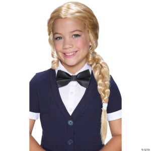 Child's braided pigtail wig