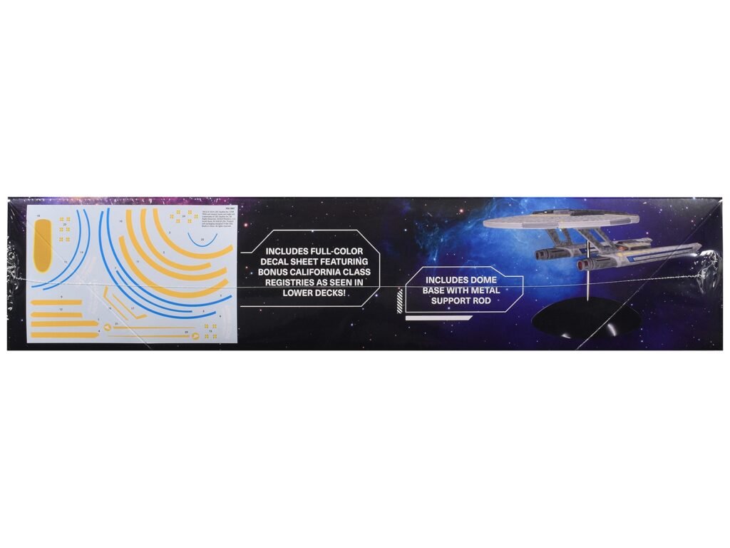 Skill 2 Model Kit USS Cerritos NCC-75567 Spacecraft “Star Trek: Lower Decks” (2020-2024) TV Series 1/1400 Scale Model by Polar Lights