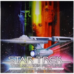 Skill 2 Model Kit U.S.S. Enterprise NCC-1701 Refit Spaceship "Star Trek: The Motion Picture" (1979) Movie 1/350 Scale Model by Polar Lights